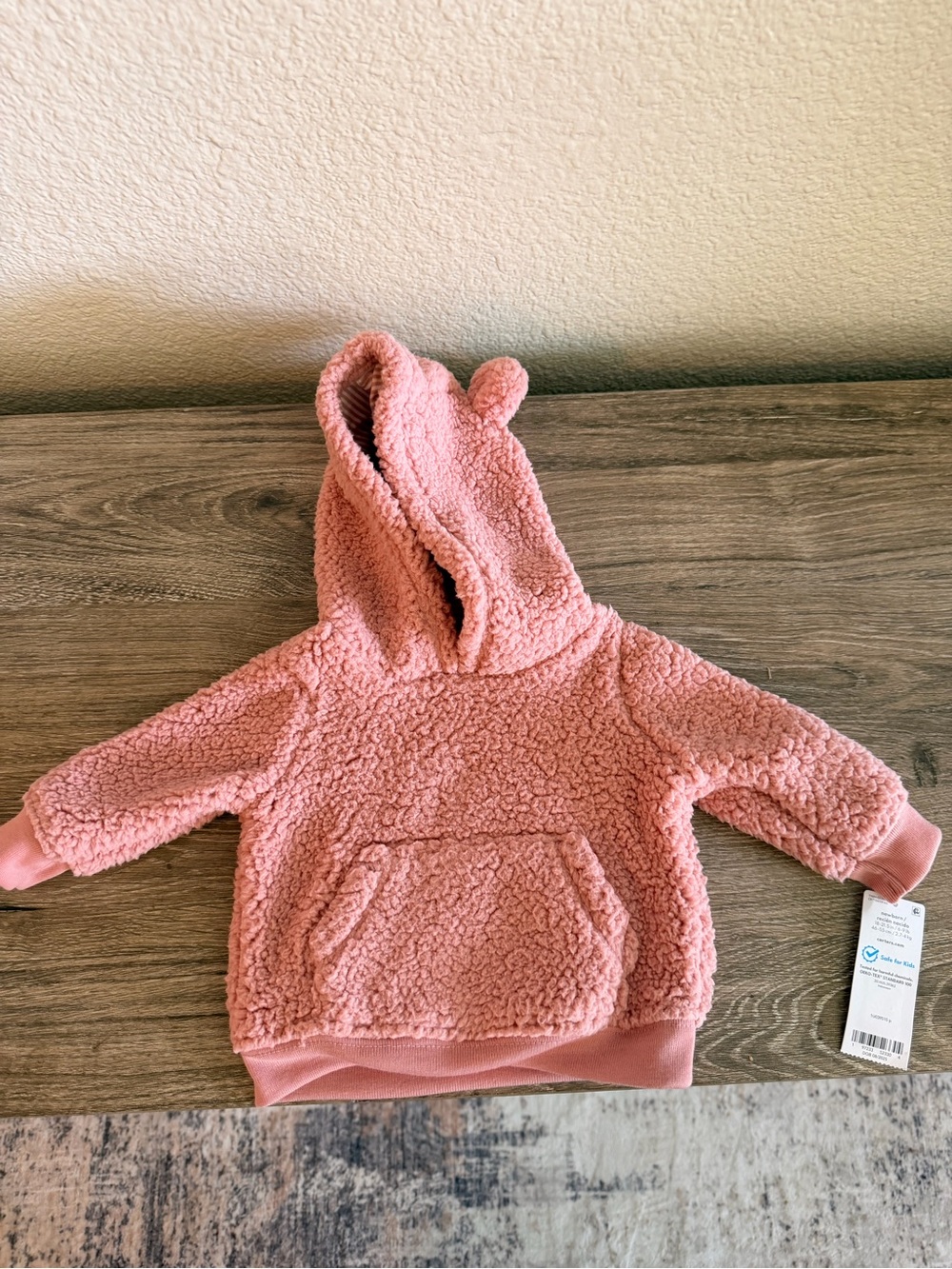 Cozy Pink Sherpa Hoodie
